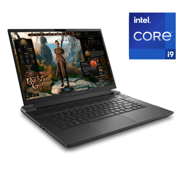 Dell Alienware M16 R1 is a premium gaming laptop featuring an Intel Core i9 processor, 32GB DDR6 RAM, a 1TB SSD, and an NVIDIA GeForce RTX 4070 GPU with 8GB .